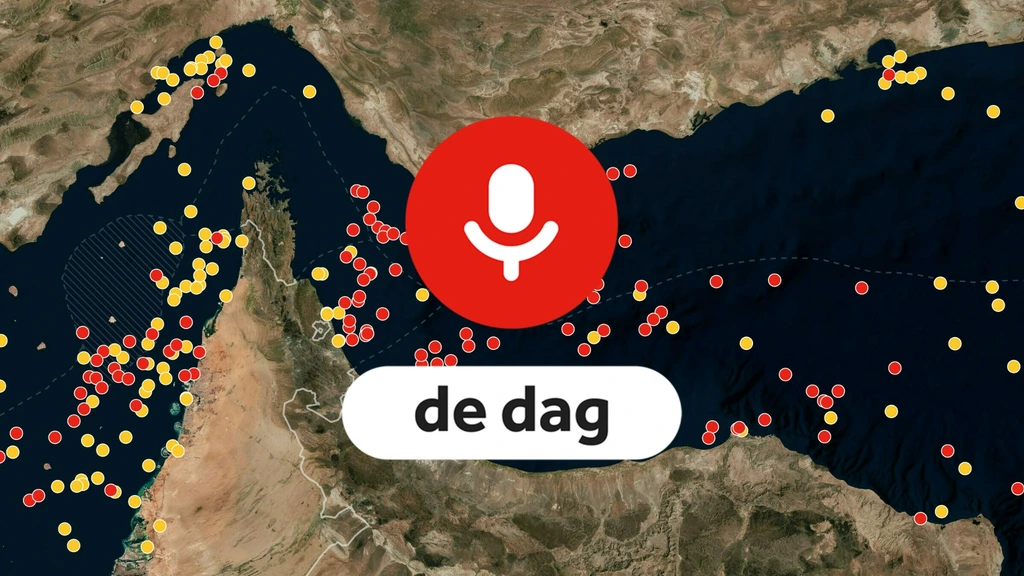 Podcast De Dag: als je vastligt bij Hormuz, berichten van boord Podcast De Dag: als je vastligt bij Hormuz, berichten van boord