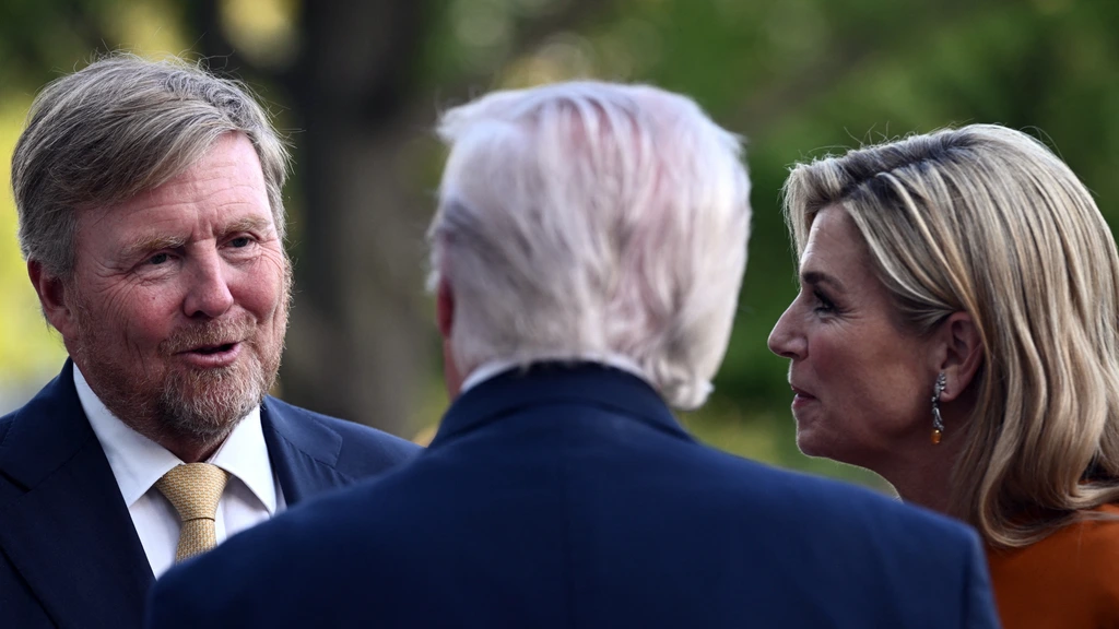 Op het menu bij de Trumps: spinaziesoep, noordzeetong en cola light Op het menu bij de Trumps: spinaziesoep, noordzeetong en cola light